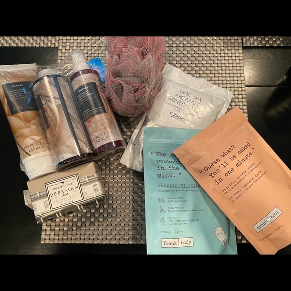 Bath Bundle - Frank Body - Korres - Beekman